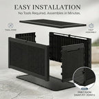 320 Gallon Outdoor Storage Box Resin Deck Box All Weather Waterproof Large - Image 4