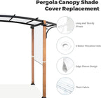 17' x 6.8' Waterproof Pergola Canopy Replacement Cover - Image 6
