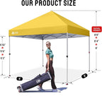 CROWN SHADES 8x8 Pop Up Canopy Tent - Image 5