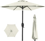 Best Choice Products 7.5ft Heavy-Duty Round Outdoor Market Table Patio Umbrella by Unknown