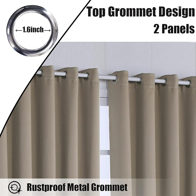 BONZER Waterproof Indoor/Outdoor Curtains - Image 4