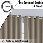 BONZER Waterproof Indoor/Outdoor Curtains - Image 4