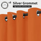 Easy-Going Outdoor Curtains for Patio 1 Panel, 54x96 inch, Weatherproof Privacy - Image 2