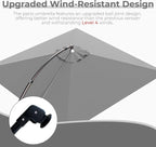 Grand patio 10x10 FT Cantilever Square Umbrella - Image 3