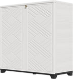 HOMSPARK Indoor/Outdoor Storage Cabinet by HOMSPARK