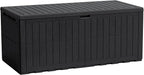 Flamaker 220 Gallon Large Outdoor Storage Box Waterproof, XL Resin Deck Box | by Flamaker