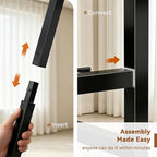 3 Tier Simple Shelf Organizer for Indoor Outdoor, Waterproof Heavy Duty Steel - Image 7