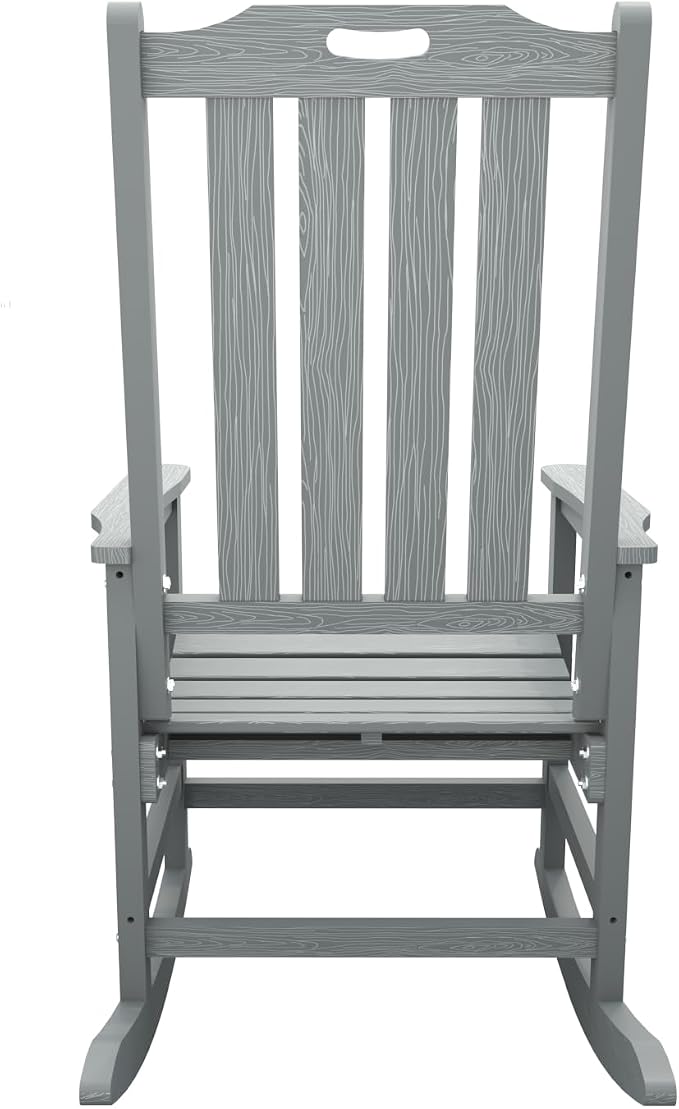 THOEOE Outdoor Rocking Chairs, Oversized Patio Rocking Chair | HDPE Outdoor - Image 10