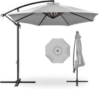 Best Choice Products 10ft Offset Cantilever Hanging Market Patio Umbrella by Unknown