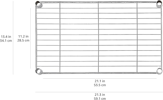 Amazon Basics 4-Shelf Steel Wire Storage Shelves - Image 3
