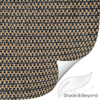 Shade&Beyond Rectangle Sun Shade Sail 10'X15' Permeable Canopy Mocha - Image 8