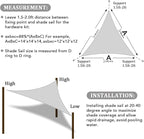 Shade&Beyond Custom Sun Shade Sail 19'x19'x19' Triangle Sun Sail Shades Patio - Image 6
