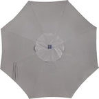 9 ft Solar Umbrella, 32 LED Lighted Patio Umbrella, Table Market Umbrella - Image 4