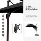 10' X 13' Cantilever Patio Outdoor Umbrella - Image 4