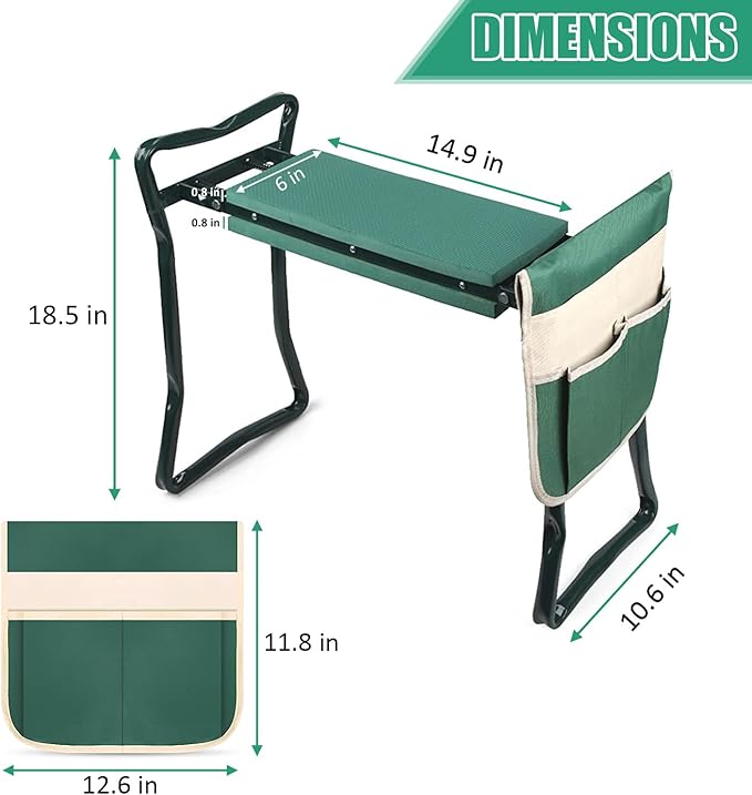 Heavy Duty Foldable Garden Kneeler and Seat - Image 2