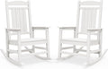 SERWALL Outdoor Rocking Chair Set of 2, Patio Rocking Chair, Porch Rocker by SERWALL