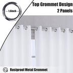 BONZER Waterproof Indoor/Outdoor Curtains - Image 4