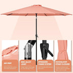 Tempera Patio Market Outdoor Table Umbrella - Image 3