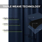 NICETOWN Waterproof Patio Outdoor Curtain and Drape, Thermal Insulated Top and - Image 4