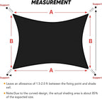 Shade&Beyond Custom Sun Shade Sail 7'x13'RectangleSun Sail Shades Patio UV - Image 5