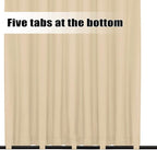 Easy-Going Outdoor Curtains for Patio 1 Panel, 110x96 inch, Weatherproof - Image 4