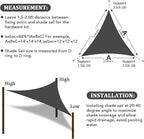 Shade&Beyond Custom Sun Shade Sail 9'x9'x12.7' Triangle Sun Sail Shades Patio - Image 6