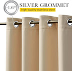 NICETOWN 2 PCs Waterproof Outdoor Curtains - Image 2