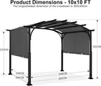 ABCCANOPY Arched Pergola 10'x10' - Image 2