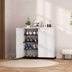 Mrosaa Outdoor/Indoor Storage Box, Resin and Plastic Storage Cabinet Waterproof - Image 3