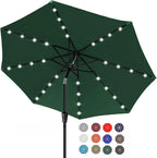 ABCCANOPY Solar Led Patio Umbrella by ABCCANOPY