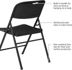 Amazon Basics Portable Folding Plastic Chair, Events Seating, 350-Pound Capacity - Image 5