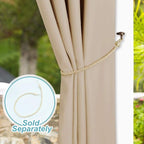NICETOWN Patio Outdoor Curtain 95 inch Long Waterproof - Image 5