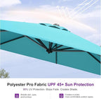 PURPLE LEAF Patio Umbrella 10' x 13' Built - Image 5