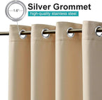 NICETOWN 2 Panels Outdoor Curtains - Image 3