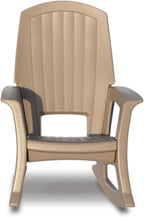Rockaway Heavy Duty All Weather Patio or Deck Rocking Chair, Taupe | by Semco