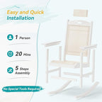 Outdoor Rocking Chair Set of 2 - Image 8
