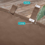 NICETOWN 2 Panels Privacy Outdoor Curtainss Weighted - Image 6