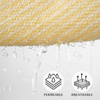 Shade&Beyond Custom Sun Shade Sail 7'X10'X12.2'Triangle Sun Sail Shades Patio - Image 3