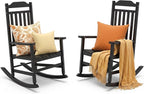 Outdoor Rocking Chairs Set of 2, Weather-Resistant Rocking Chair Ergonomic | by EFU