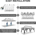 COBIZI 12x20 Pop up Canopy Tent - Image 6