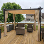 PURPLE LEAF Outdoor Aluminum Pergola 10'x10' by PURPLELEAF