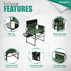 SUNNYFEEL Camping Directors Chair, Heavy Duty, Oversized Portable Folding Chair - Image 7