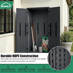 EHHLY Heavy Duty Tall Storage Cabinet Outdoor Weatherproof, 28 Cuft Garage - Image 6