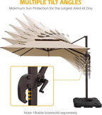 9x12 FT Patio Cantilever Umbrella - Image 6