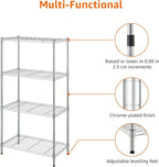 Amazon Basics 4-Shelf Adjustable Storage Shelving Unit - Image 7
