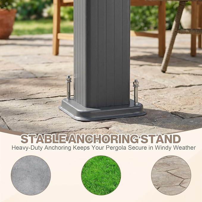 10 x 10 ft Outdoor Pergola - Image 6
