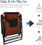 Best Choice Products Oversized Padded Zero Gravity Chair, Folding Outdoor Patio - Image 6
