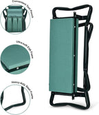2-in-1 Garden Kneeler & Seat, Folding Seat w/EVA Foam Kneeling Pad & Removable - Image 6
