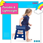 Delxo Folding Step Stool 13 Inch, 300 Lbs Step Stool - Image 3