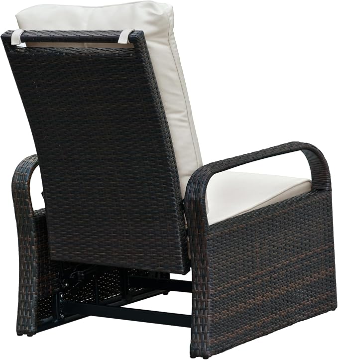 Outdoor Recliner, Aluminum Frame Patio Chaise Lounge Chairs - Image 9